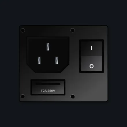 fp-iec-inlet: C14 inlet with fuse drawer and switch