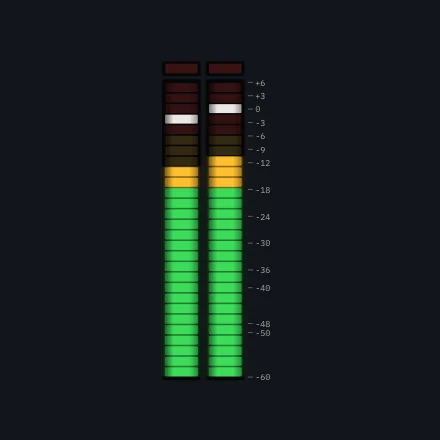 fp-meter: Peak, RMS, BBC and DIN PPM, hold and clip