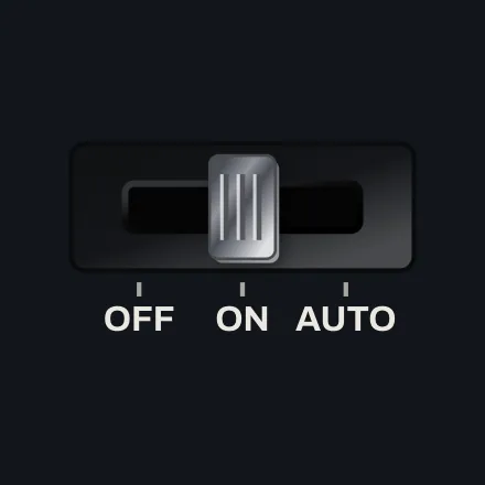 fp-slide-switch: Two to four positions, plastic or chrome slider