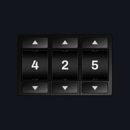 fp-thumbwheel: Decade wheels with their push tabs