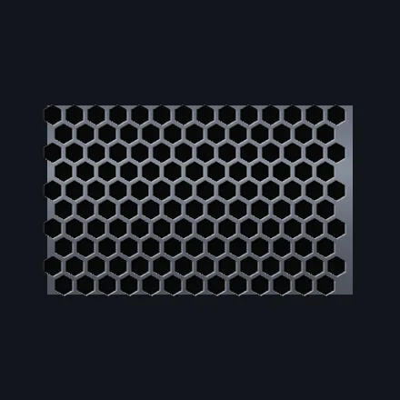 fp-vent: Slots, hex, round, louver, mesh, bars